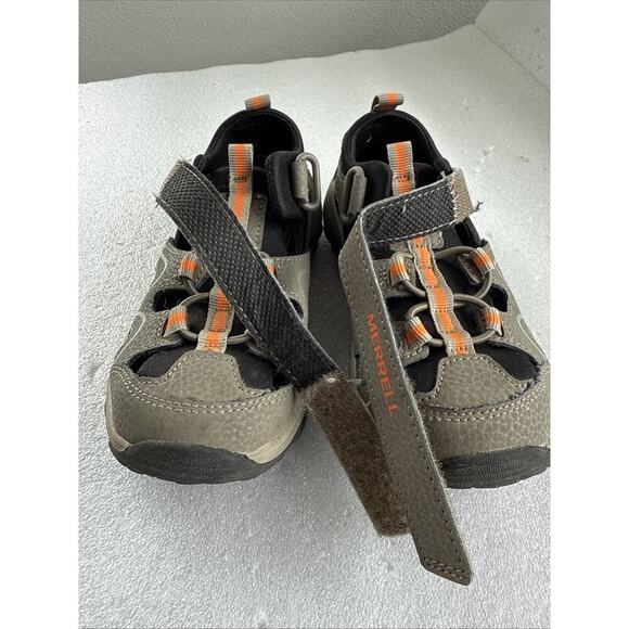 Merrell Sandals Shoes Boys Kids 12m Hydro H2O Water Hiker Brown - Picture 5 of 12